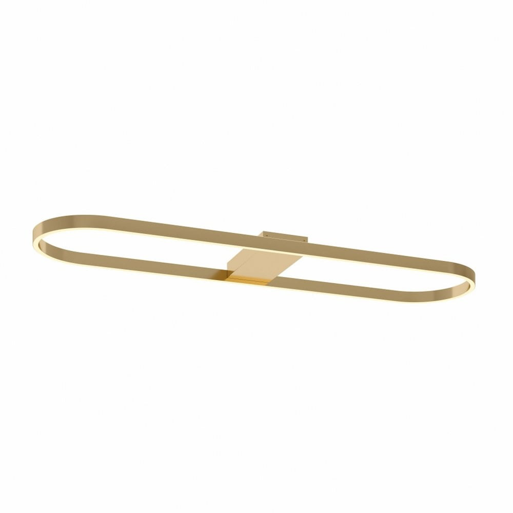 AFX Glo 1 - Light Semi-Flush Mount in  Satin Brass