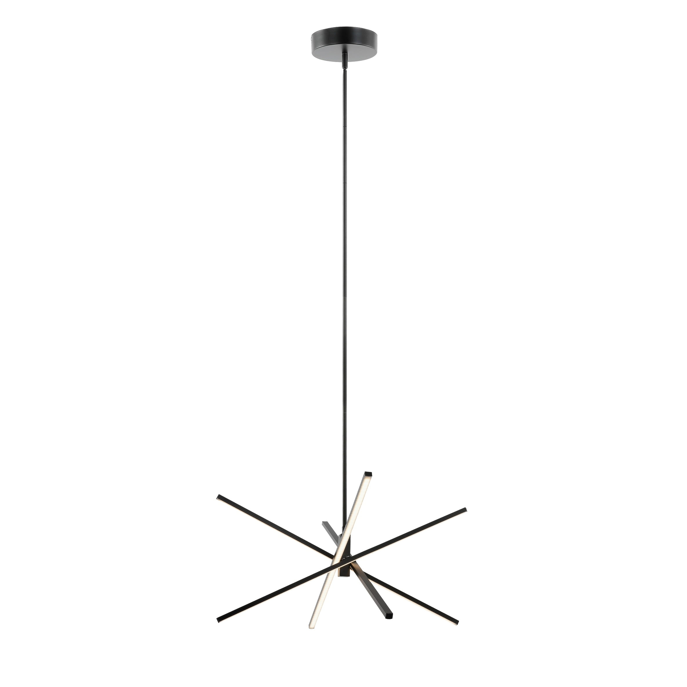 JAXP24L30D1BK-AFX-Jaxx - 4 Light Pendant-Black Finish