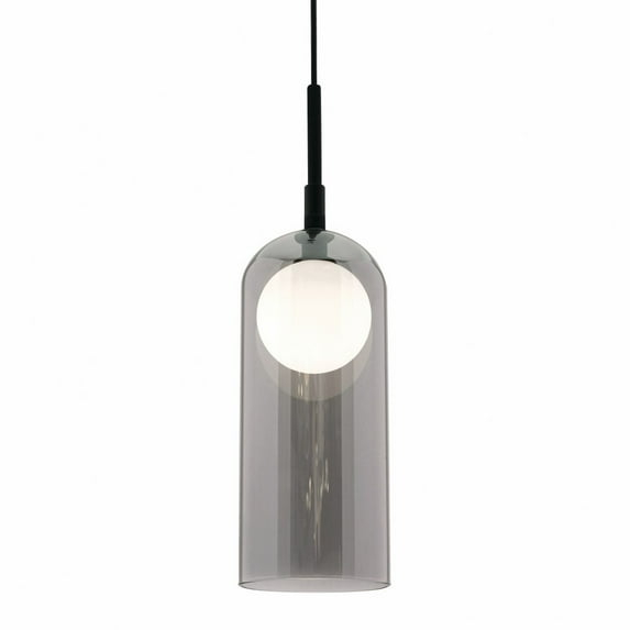 AFX Kiran 4" LED Pendant Light - Black - 3000K - 4"Dia x 14"H