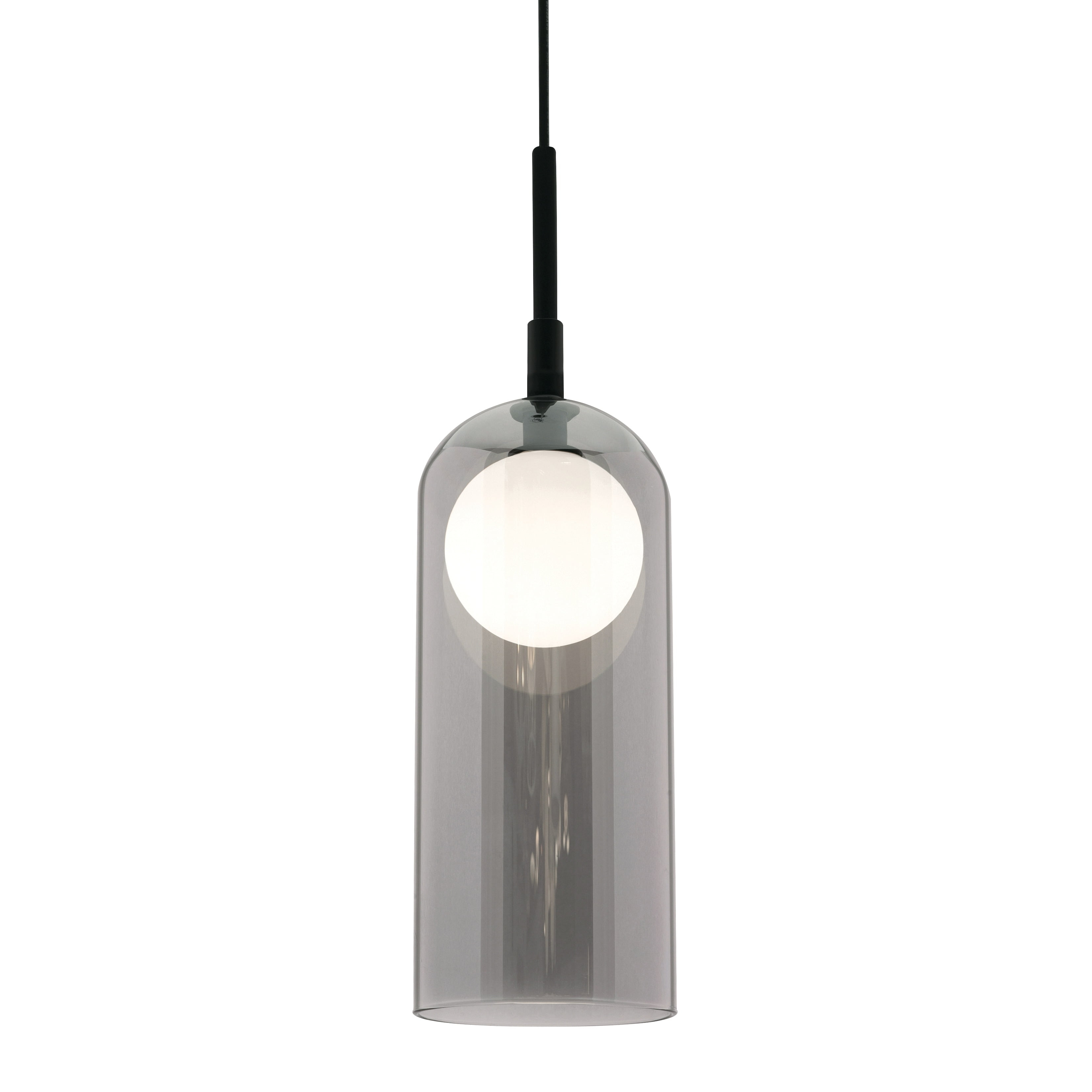 AFX Kiran 4" LED Pendant Light - Black - 3000K - 4"Dia x 14"H