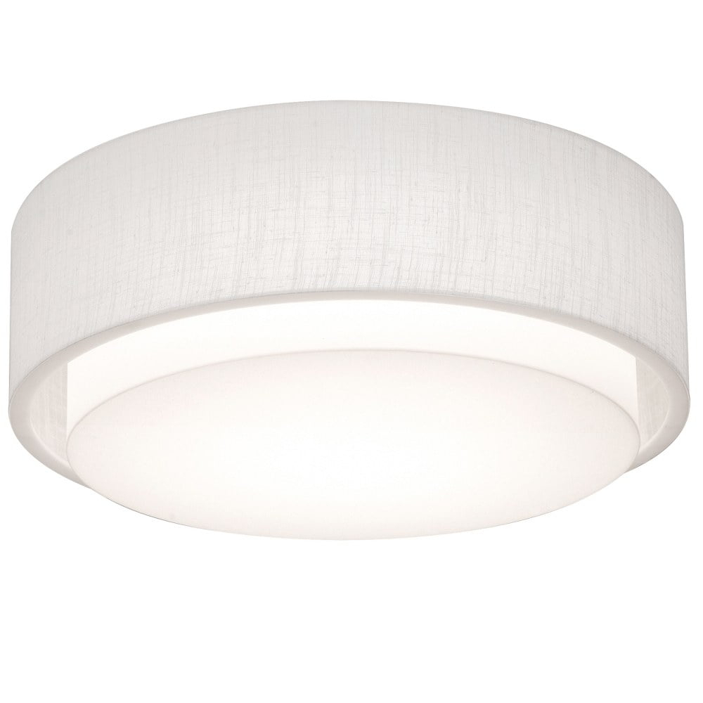 AFX Sanibel 2 - Light Flush Mount in  Linen White