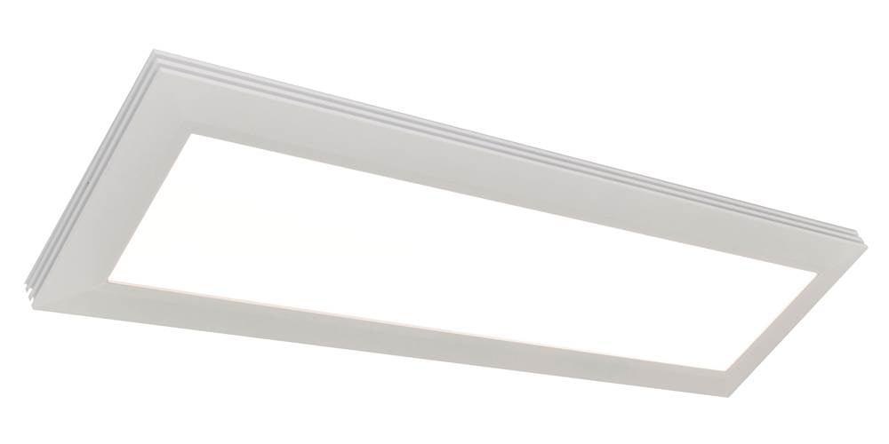 AFX Sloane 1-light ADA White LED Flush Mount, White Acrylic Shade