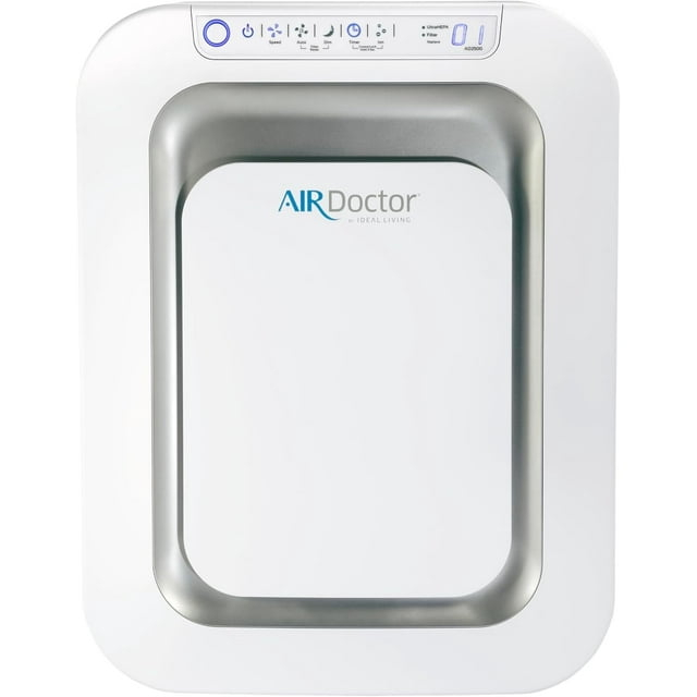 AIRDOCTOR AD2500 Wall-Mounted or Floor Standing Air Purifier for Small and Medium Size Rooms UltraHEPA with Air Quality Sensor