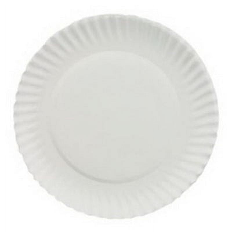 Ajm Packaging Paper Plate,6", White,PK1000 40111