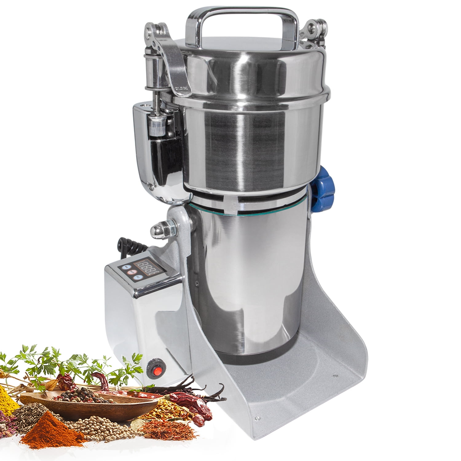 ALDKitchen Electric Grain Mill Commercial | 300g | Swing Type Grain Grinder Mill | Stainless Steel