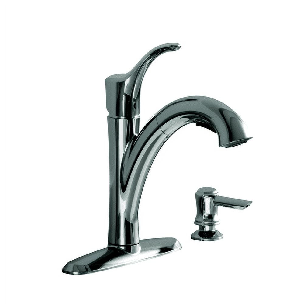 American Standard Mesa One Handle Chrome Pull-Out Kitchen Faucet
