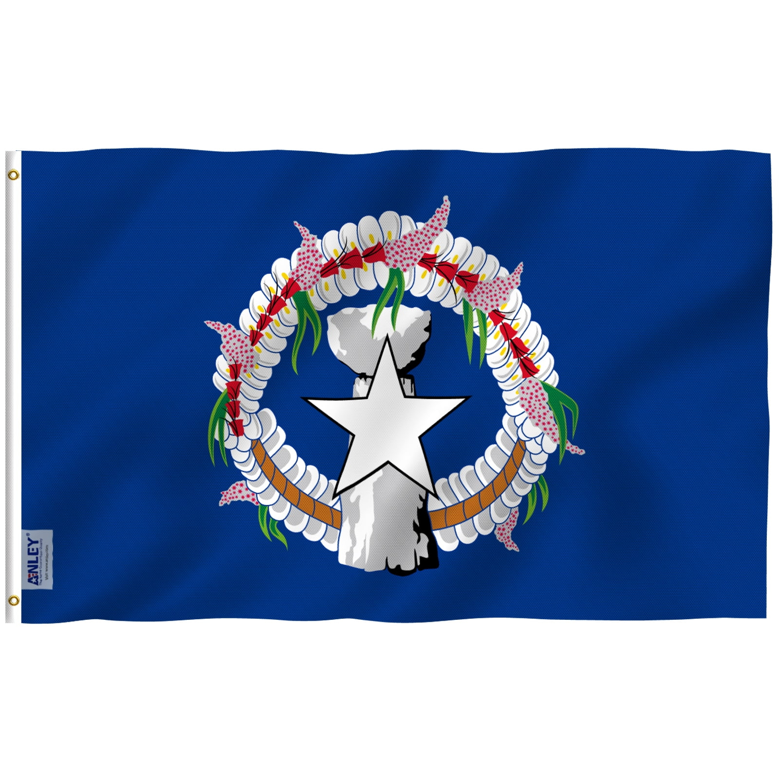 ANLEY 3 ft x 5 ft Northern Mariana Islands flag - Northern Mariana Islander Flags