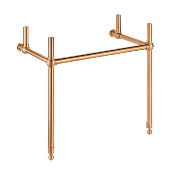 ANZZI Verona 34.5"Bathroom Console Sink Base in Rose Gold & Stainless Steel