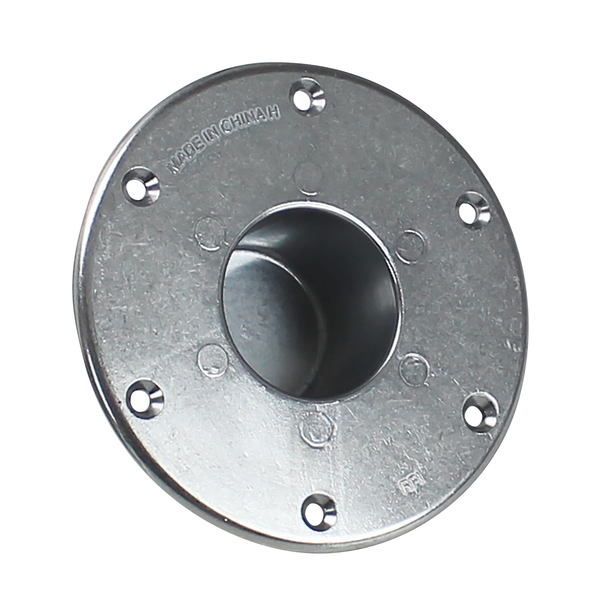 AP Products 013-1112 Chrome Round Recessed Mount Table Base