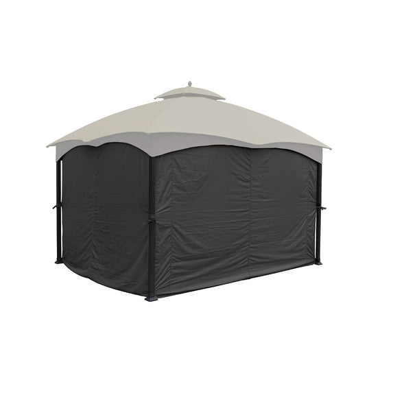 ​APEX GARDEN Privacy Curtain Set for 10' x 12' Gazebo