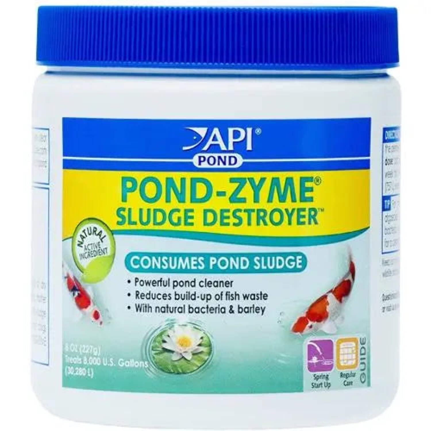 Mars Fishcare  8 oz Jar Pond Care Pond Zyme Enzymatic Pond Cleaner with Barley