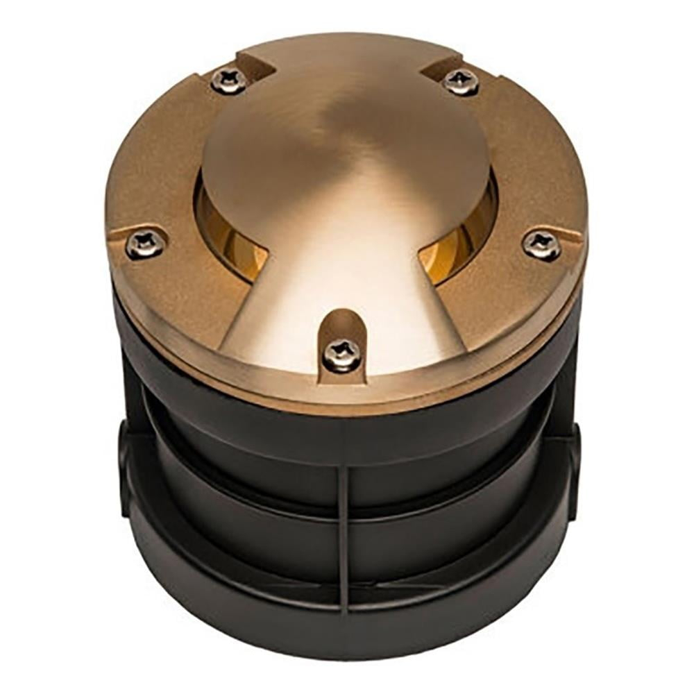 AQ Lighting 5" Metal & Composite Well Light with Bi-Directional Cover in Brass