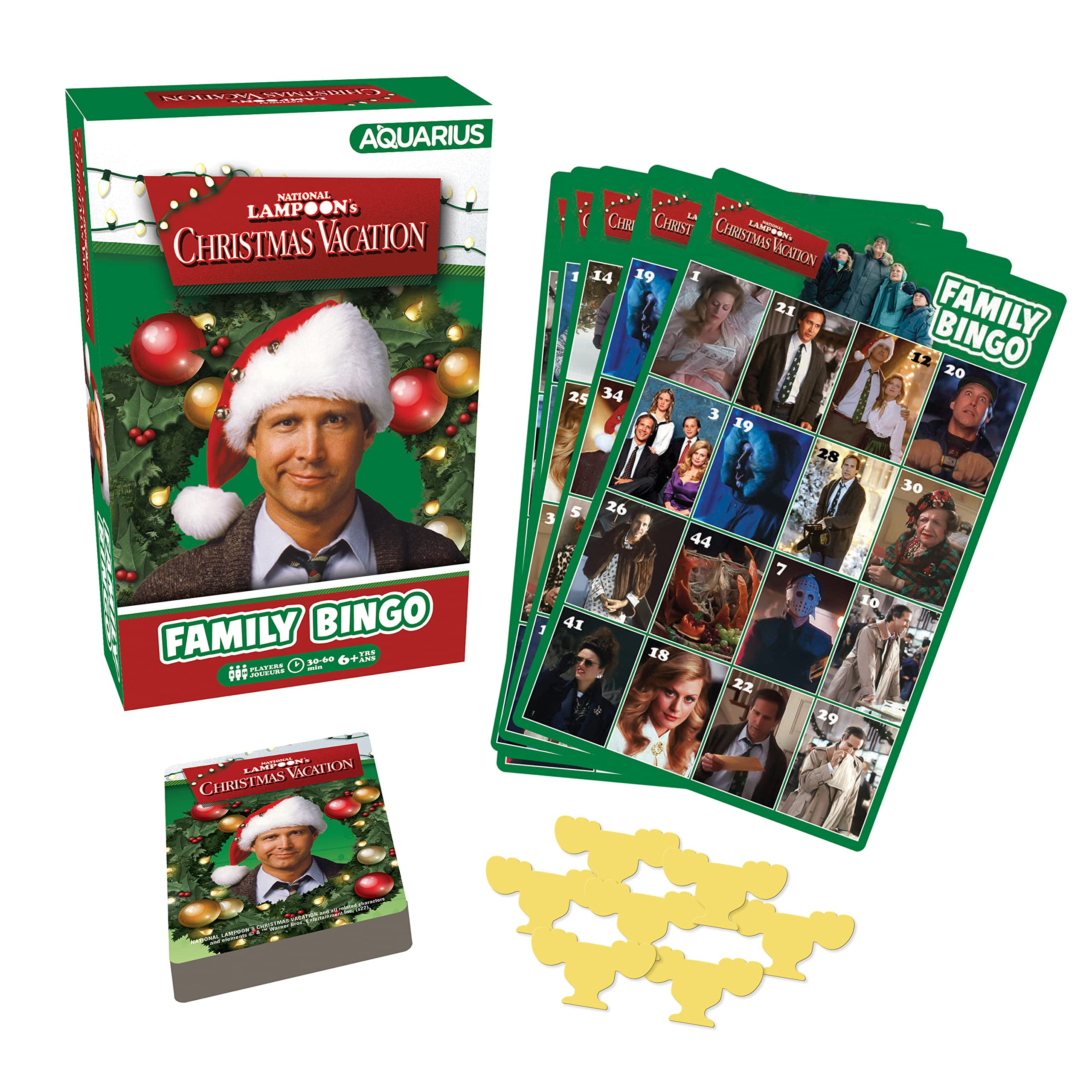 AQUARIUS - Christmas Vacation Family Bingo Game C43