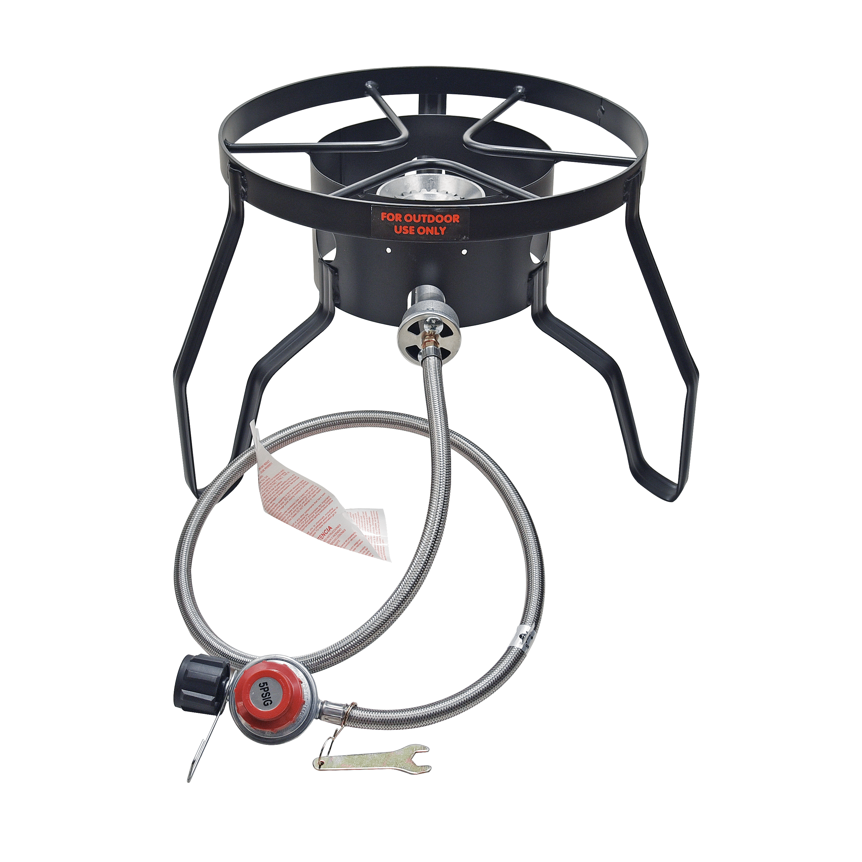 ARC USA 3831S Outdoor Propane Burner Cast Iron Turkey Fryer Camping Stove 37,000 BTU/H