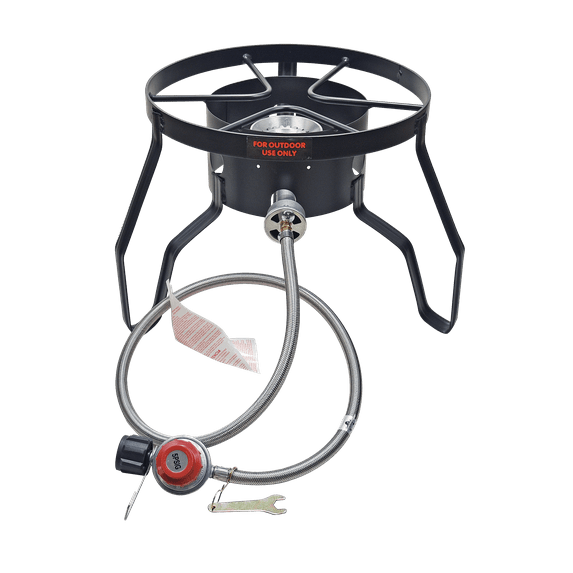 ARC USA 3831S Outdoor Propane Burner Cast Iron Turkey Fryer Camping Stove 37,000 BTU/H