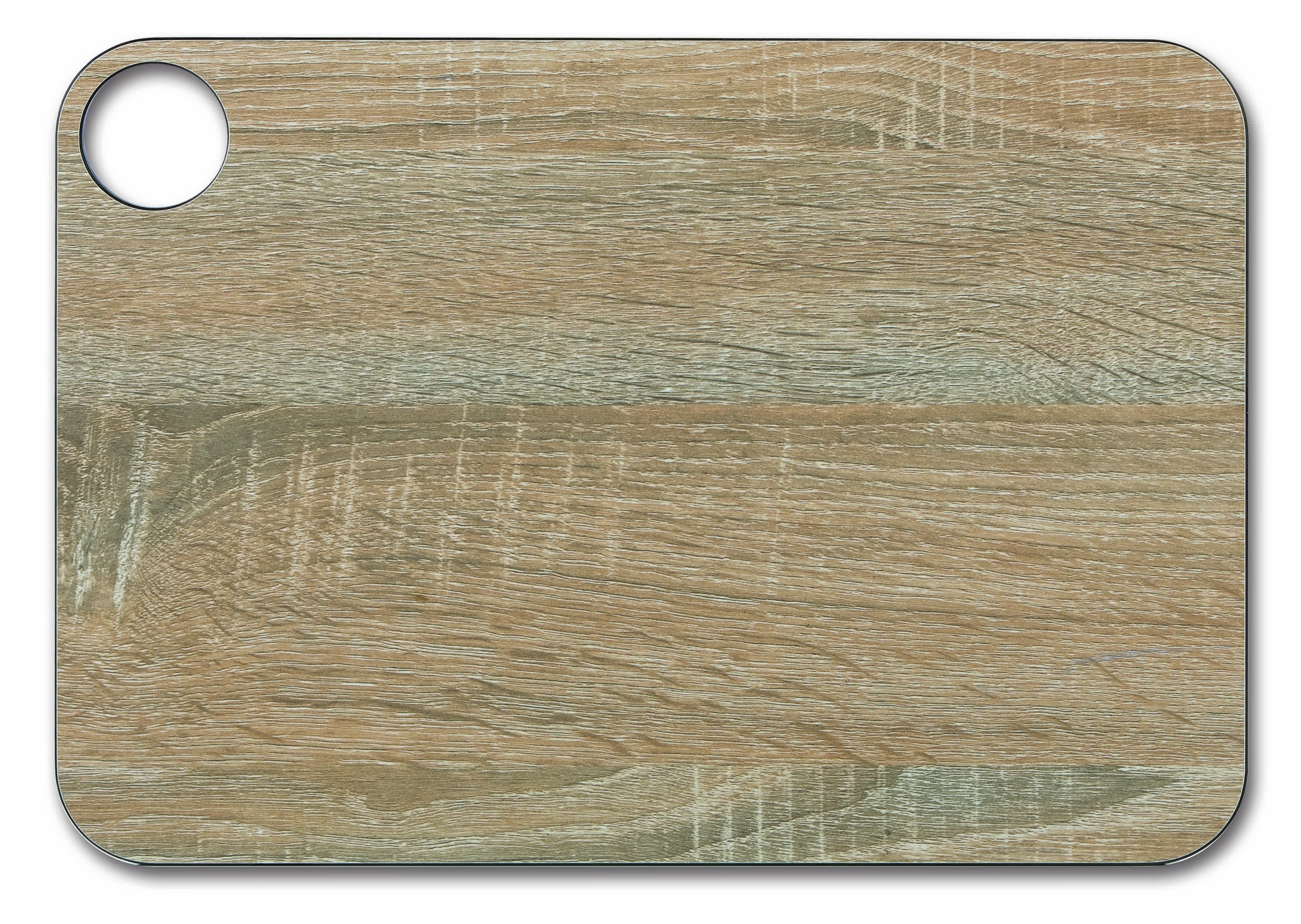 ARCOS Brown Cutting & Serving Board with Hanger, 13" x 9", Cellulose Fibre/Resin