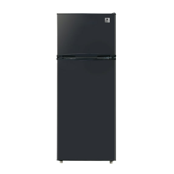 ARCTIC CHEF Reversible Hinged 75 Cu Ft 2-Door Top Freezer Refrigerator Black