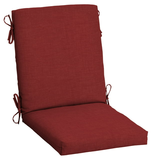 Arden Outdoor Dining Chair Cushion, 20 x 20, Rain-Proof, Fade Resistant, Ruby Red Leala