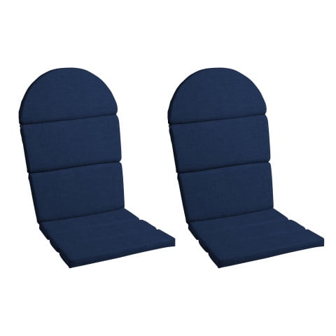 ARDEN Outdoor Foam Adirondack Cushion, Set of 2, 21.5 x 19, Water repellent, Fade Resistant, Foam Cushion for Adirondack Chairs 21.5 x 19