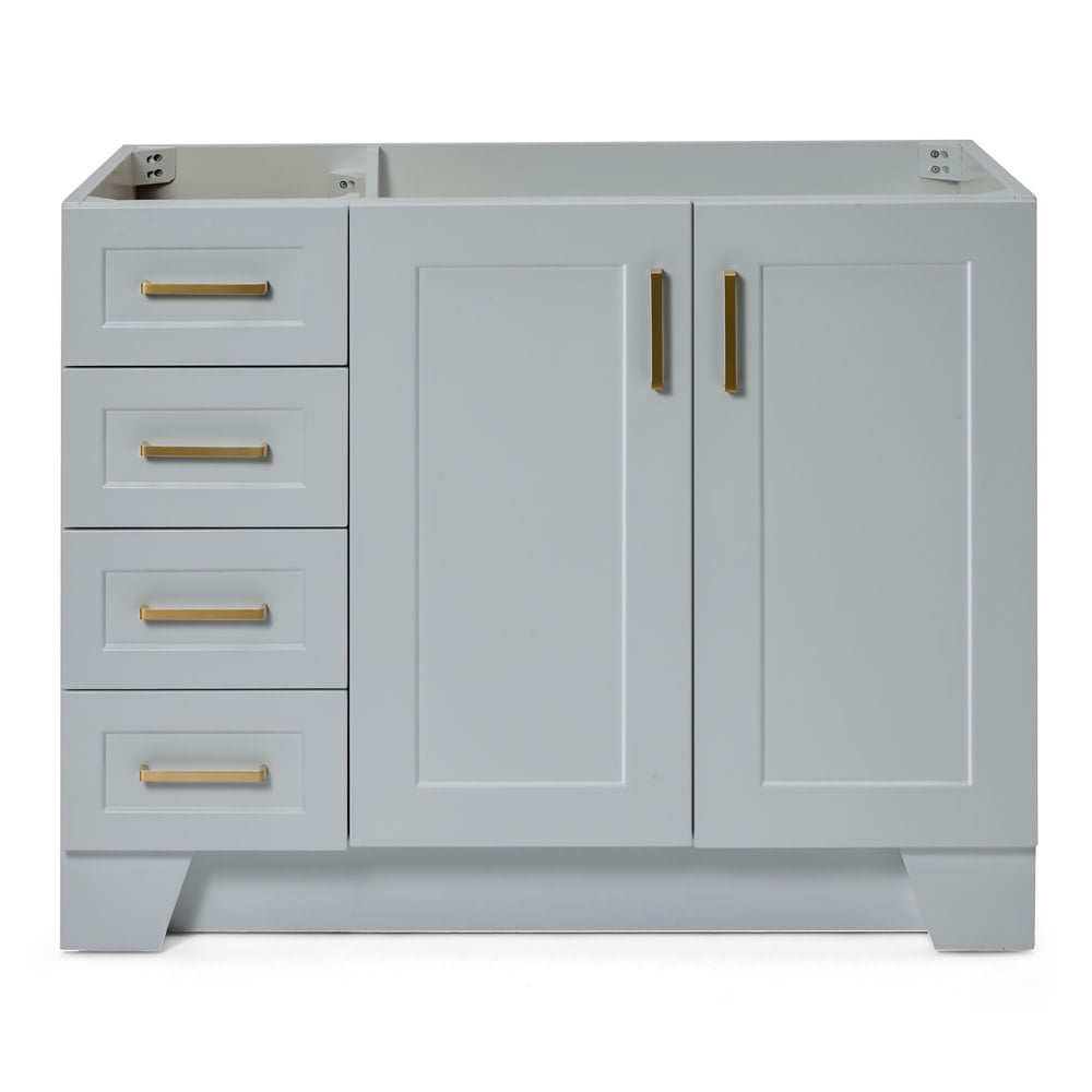 ARIEL Taylor 42 in. W x 21.5 in. D Bath Vanity Cabinet Only in Grey