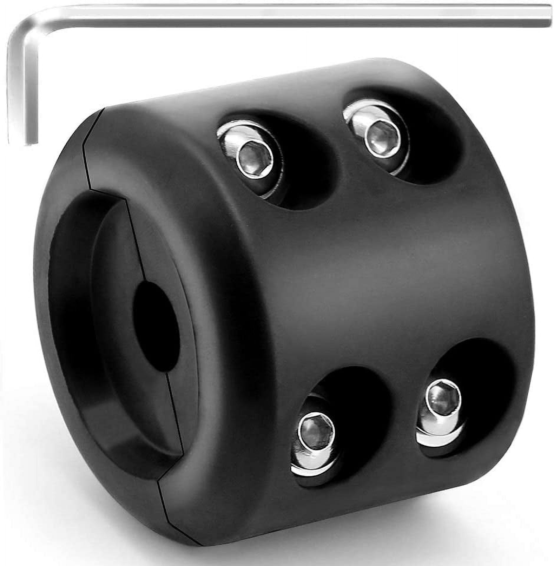 ATV UTV Winch Stopper Rubber Heavy Duty Cable Line Saver Waterproof Synthetic Rope Hook Allen Wrench Protect Hawse and Fairleads Quick Installation