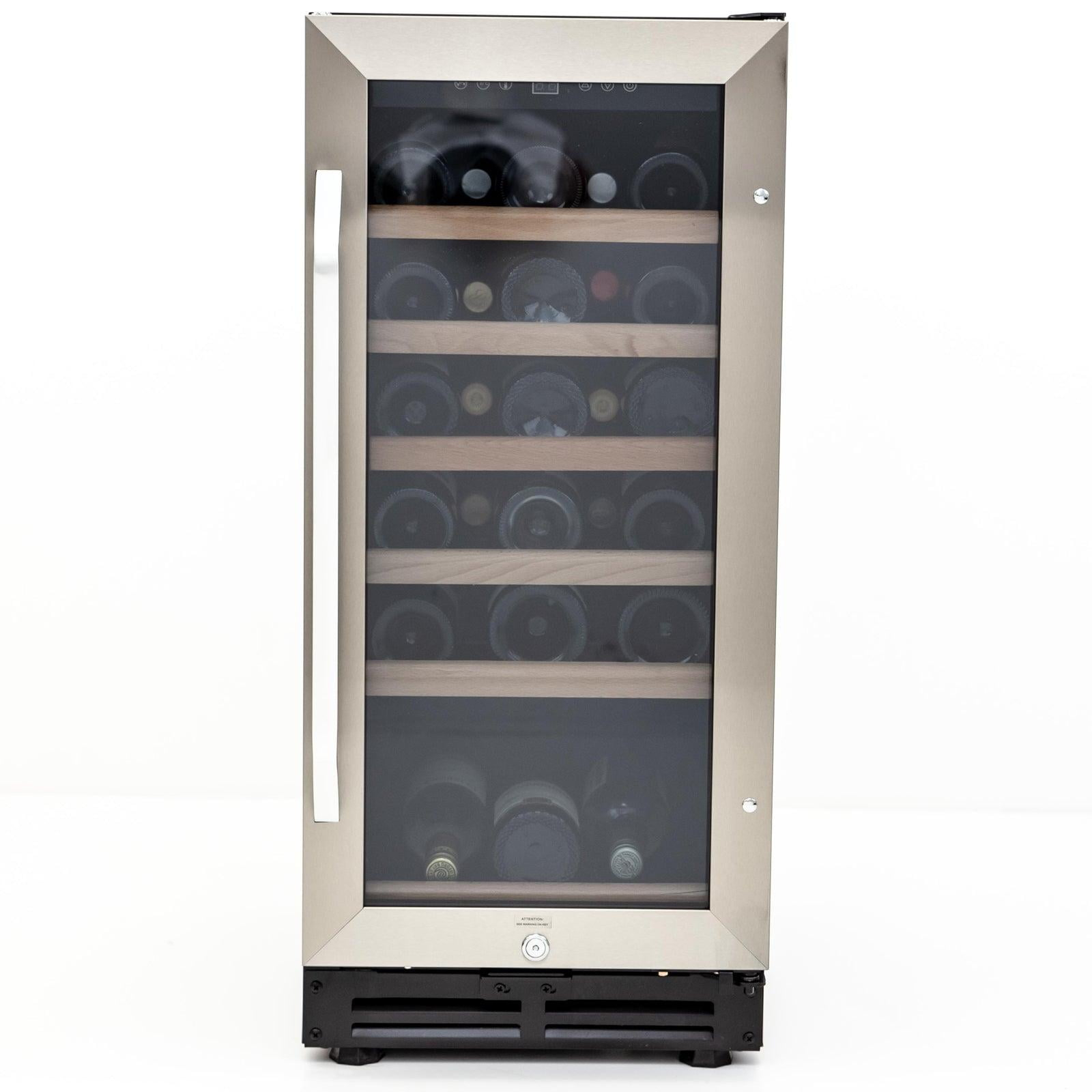 30 Bottle Wine Chiller, Black