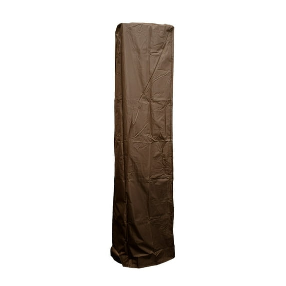 AZ Patio Heaters Square Glass Tube Patio Heater Cover in Mocha
