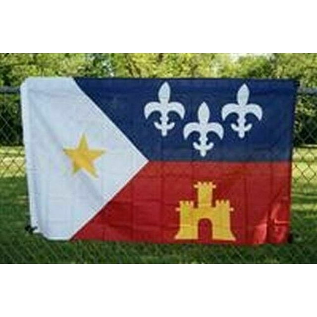 3x5 Acadiana Flag French Louisiana Banner Cajun Pennant Indoor Outdoor New
