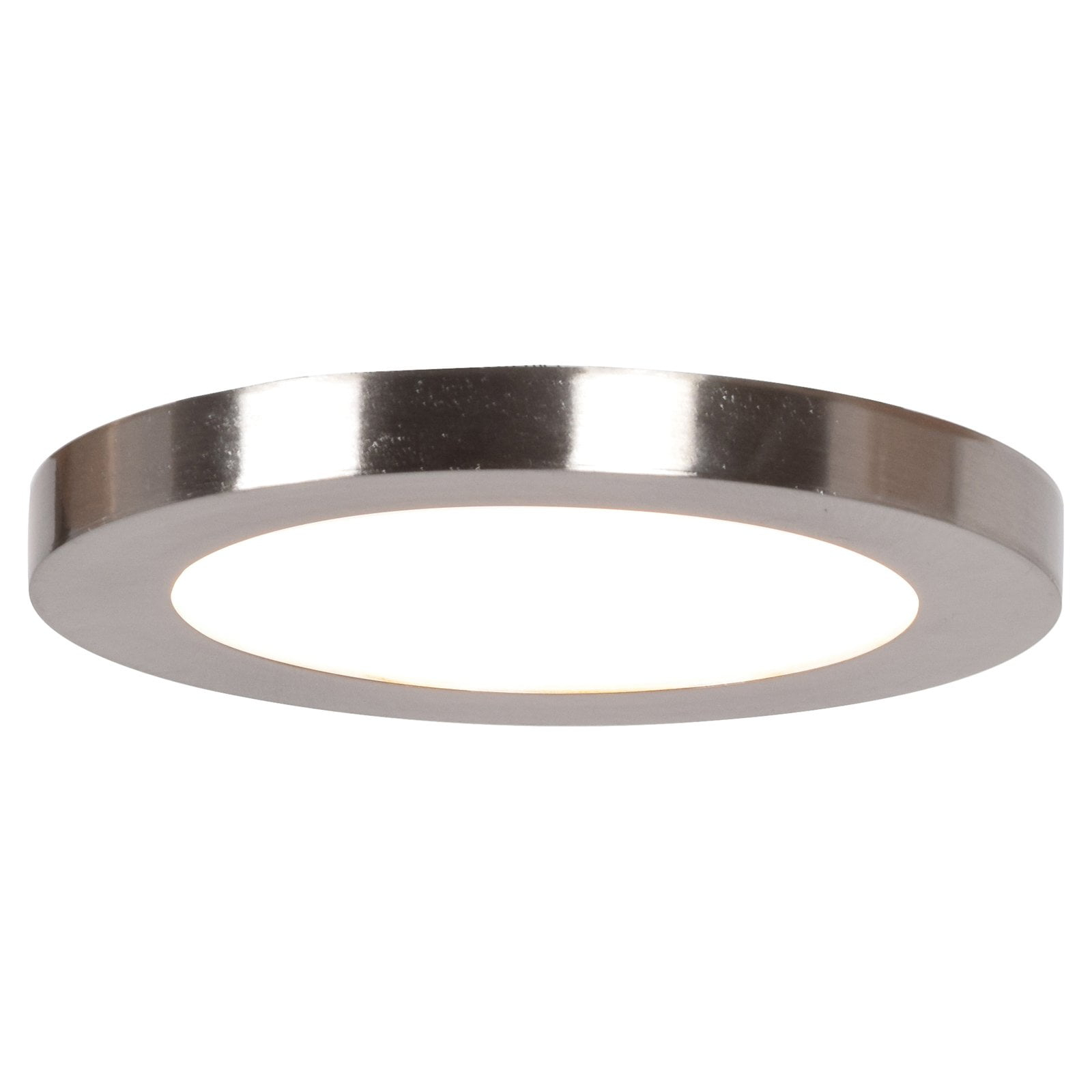 Access Lighting Disc 1 - Light Flush Mount in  Brushed Steel
