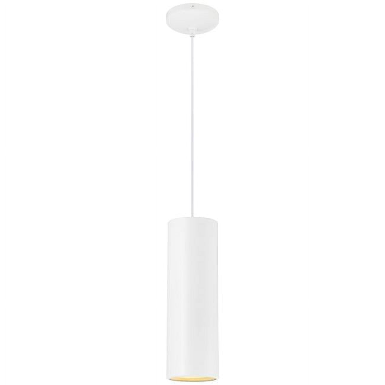 Access Lighting 29002-MWH-C 4.75 in. Pilson Large Ceiling Light Pendant with Black Cord, Matte White