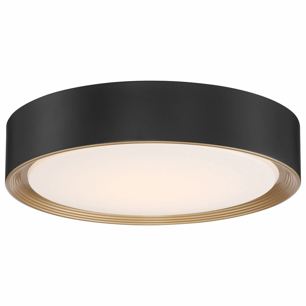 Access Lighting Malaga 1 - Light Flush Mount in  Matte Black