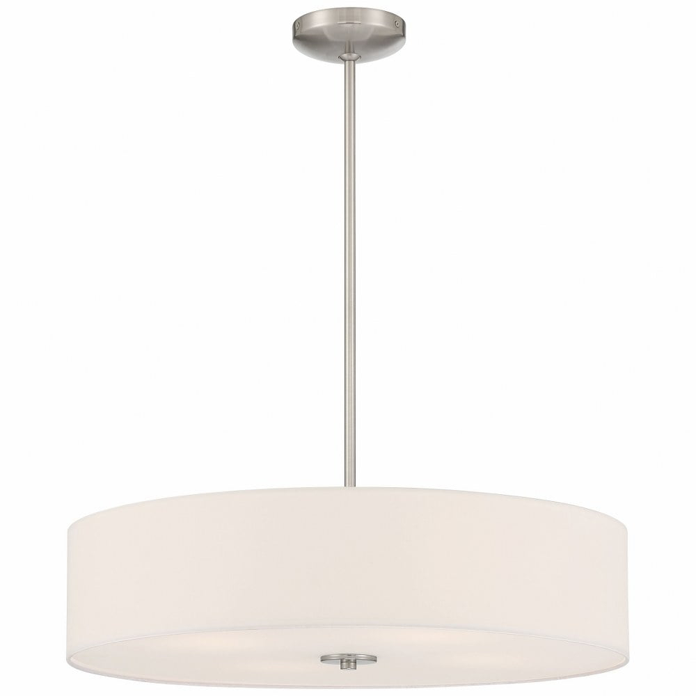 Access Lighting Mid Town 4 - Light Pendant in  Brushed Steel