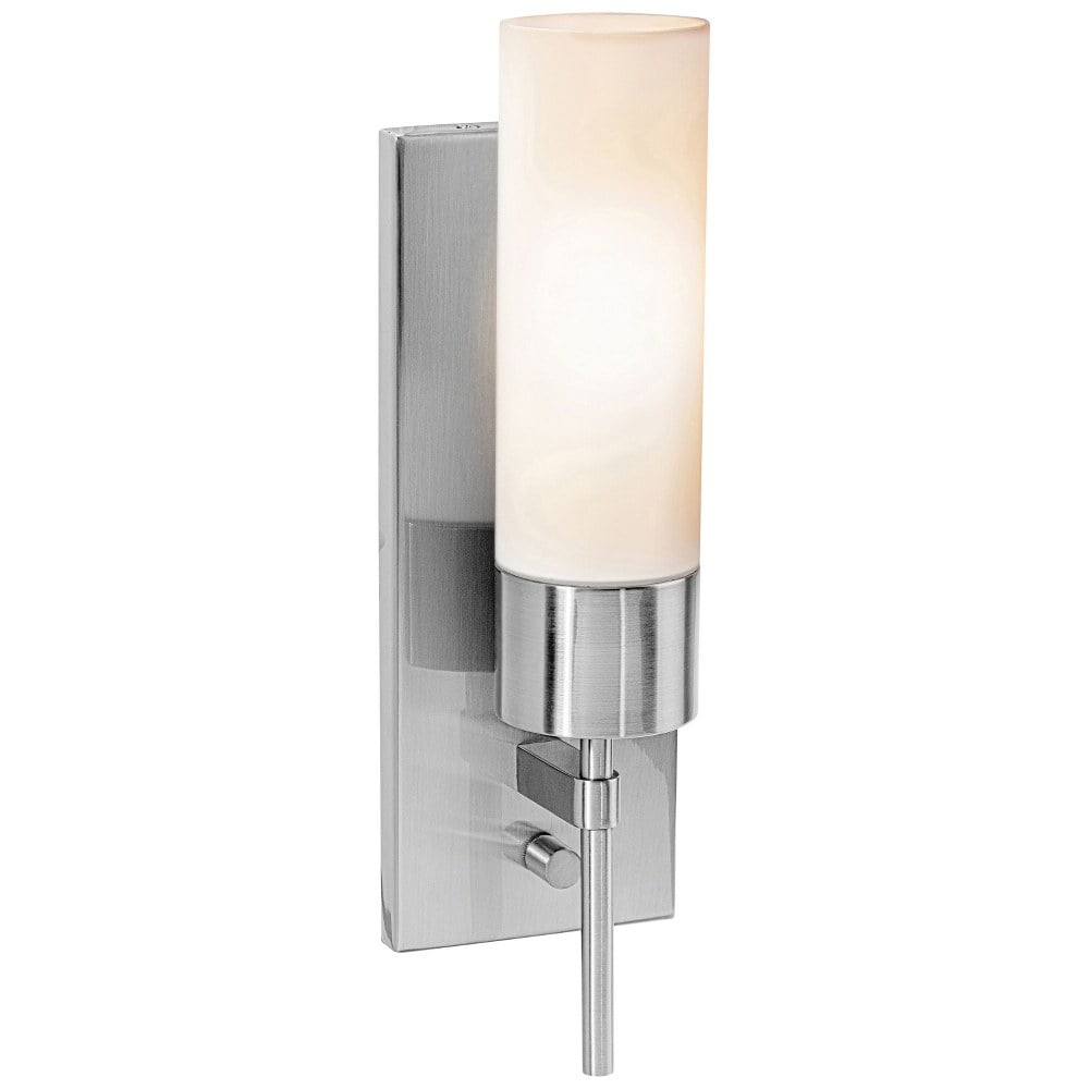 Access Lighting  Iron 1-light Brushed Steel Wall Sconce