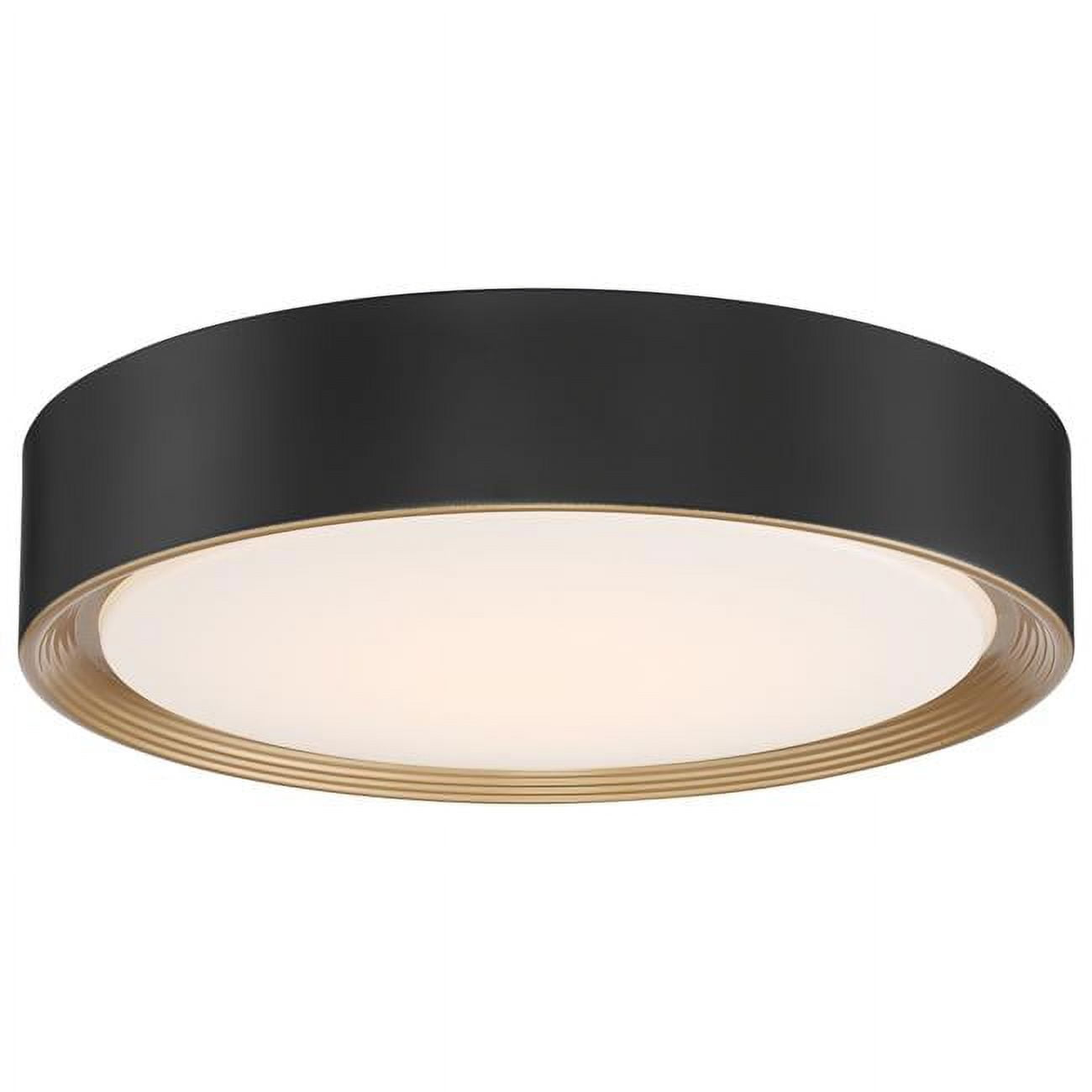 Access Lighting Malaga 1 - Light Flush Mount in  Matte Black
