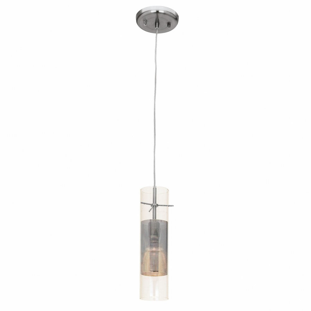 Access Lighting LED Pendant in Brushed Steel Color