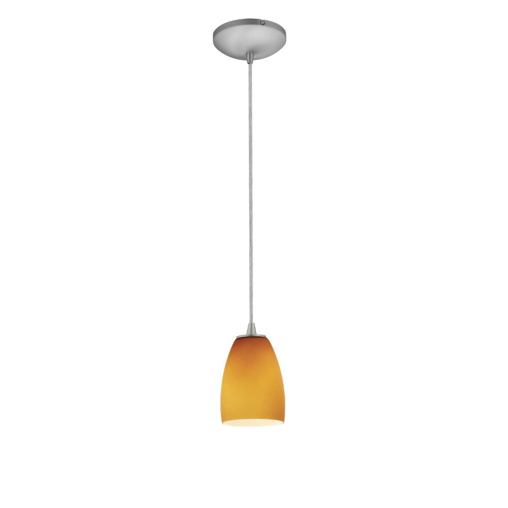 Access Lighting Sherry 1 - Light Pendant in  Brushed Steel