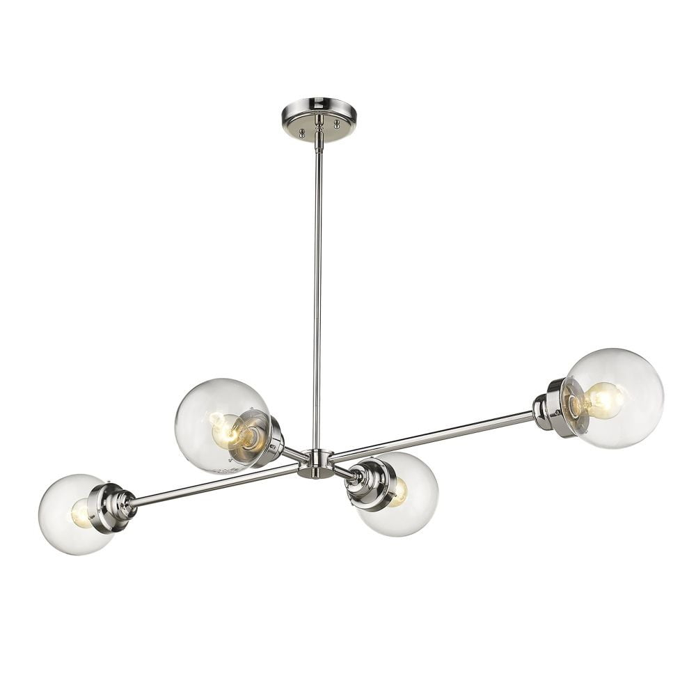 Acclaim Lighting In21222 Portsmith 4 Light 48" Wide Linear Chandelier