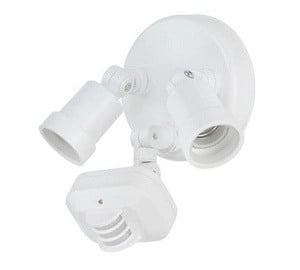 Acclaim Lighting - Two Light Motion-Activated Flood-White Finish