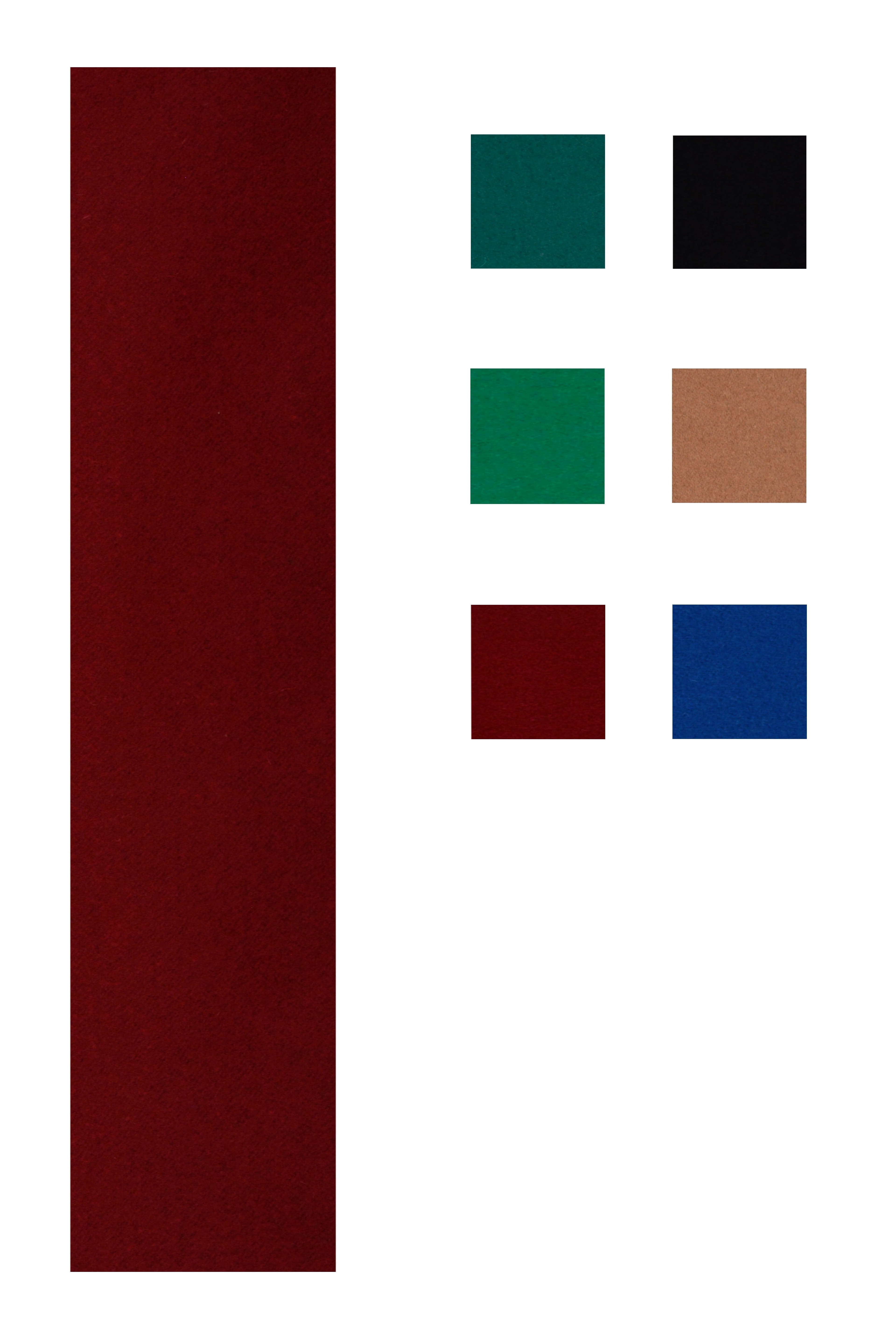 Accu-Play Worsted Fast Speed Pre Cut For 7' Table Pool Felt - Billiard Cloth Burgundy