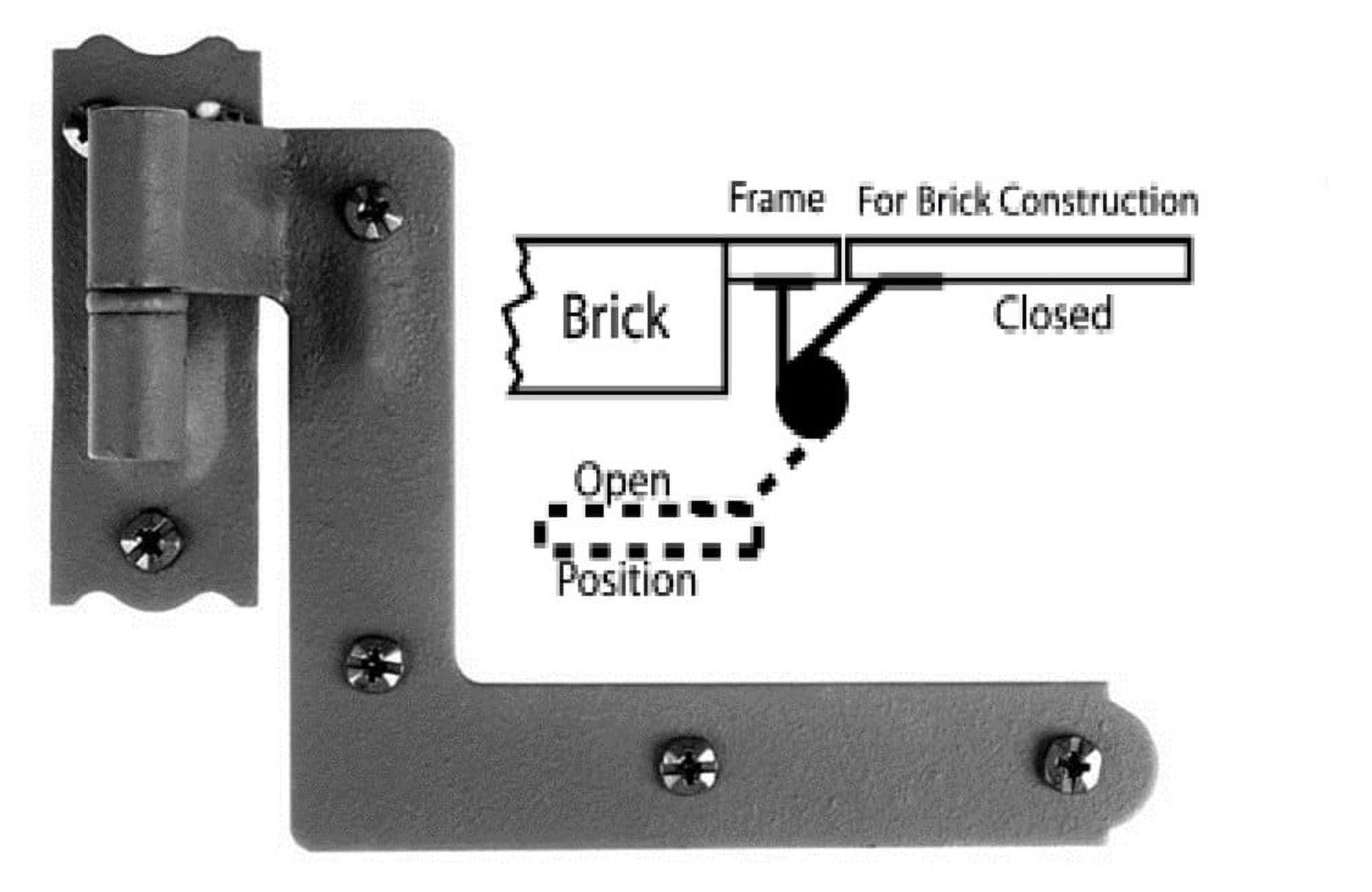 New York Shutter Hinge for Brick Home