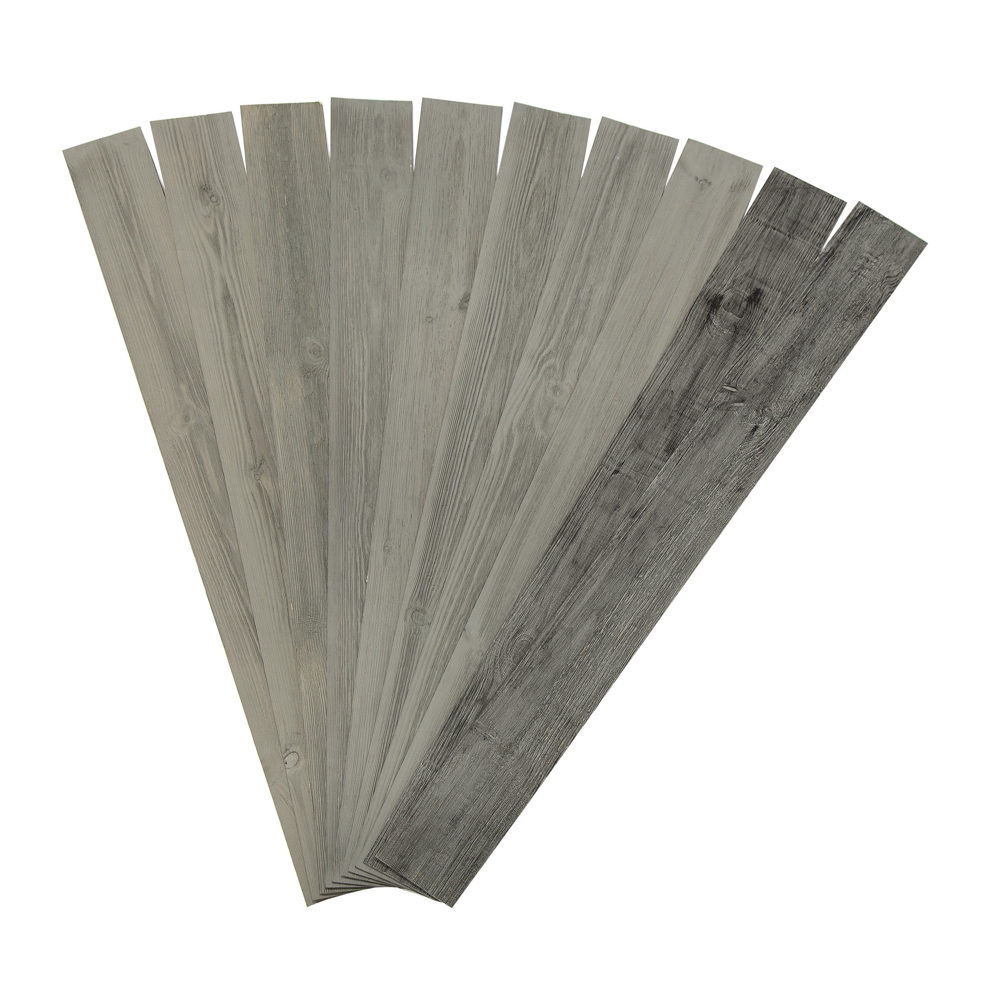 Rustic Grove Wood Planks (Mixed Gray-Dark)