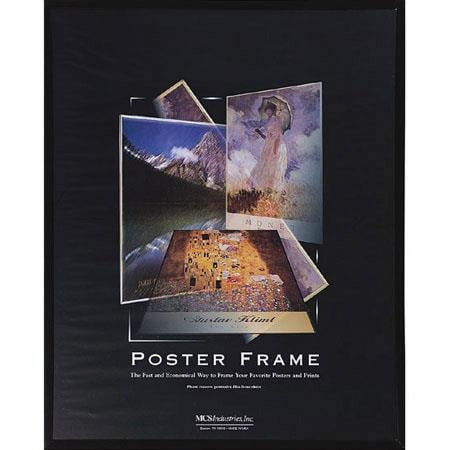 Acrylic & Corrugated Back Poster Frame For a 18x24" Photograph, Black #22834