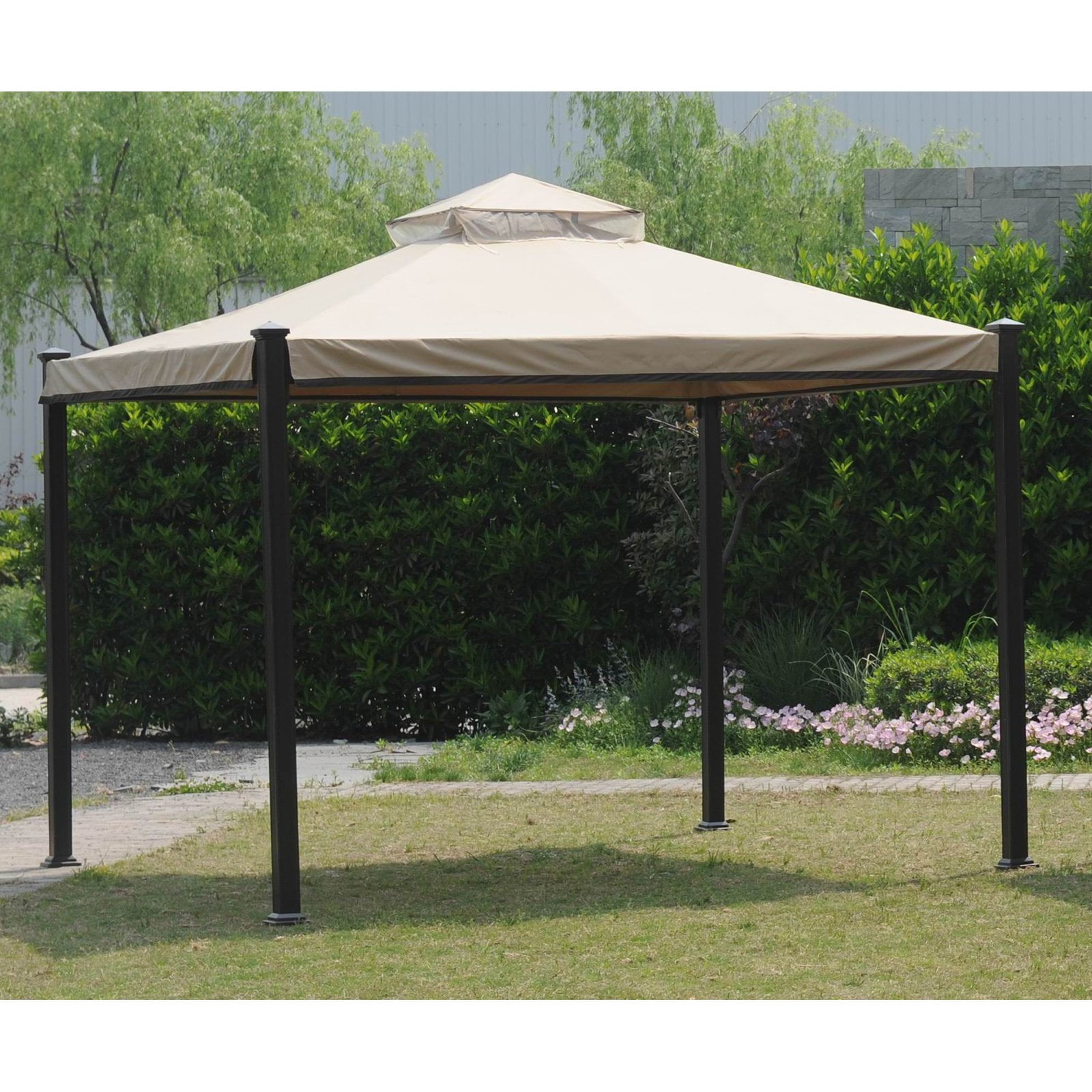 Pure Joy Sesame Fabric Replacement Canopy for Gazebo