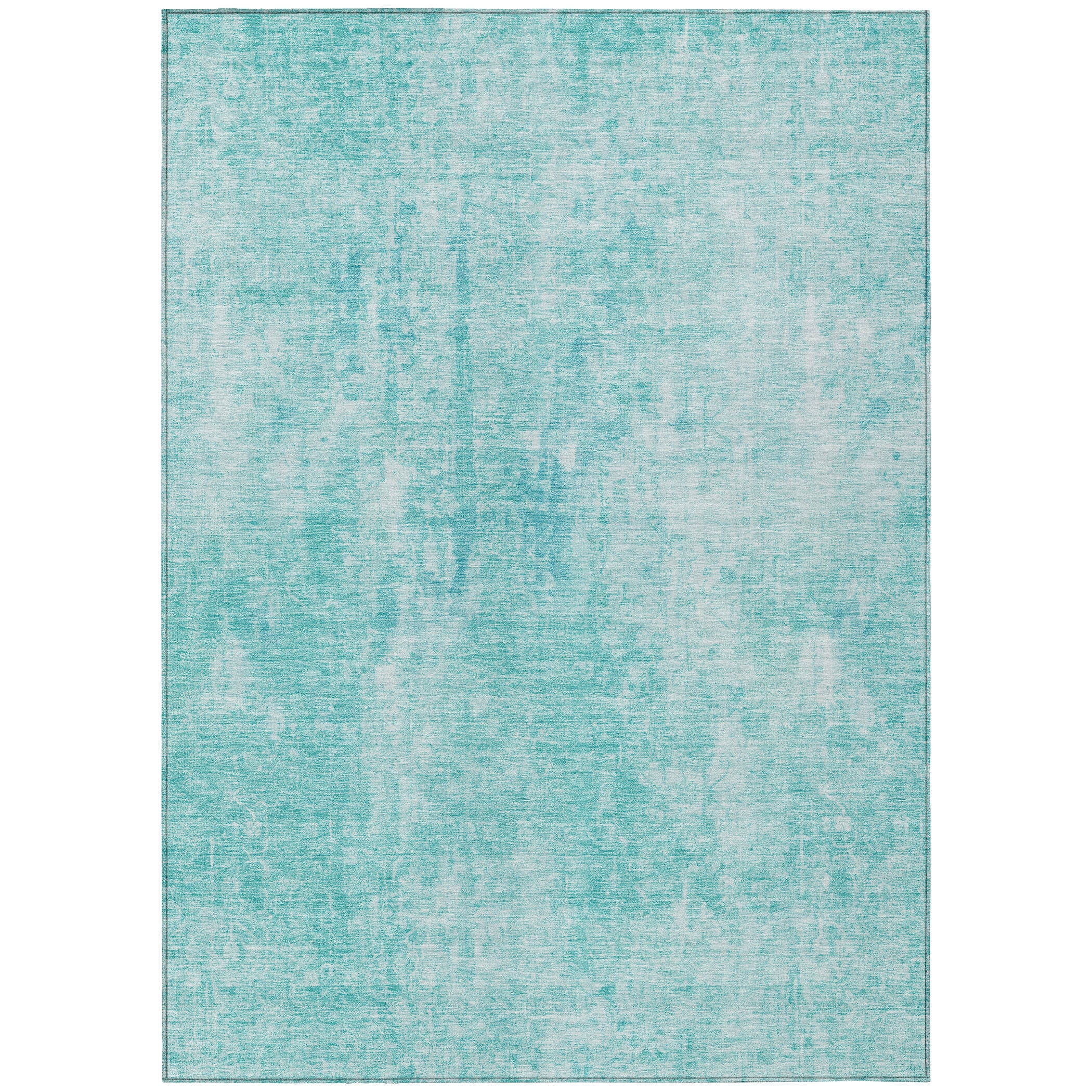 Addison Rugs Chantille ACN656 Teal 2'6" x 3'10" Indoor Outdoor Area Rug, Easy Clean, Machine Washable, Non Shedding, Bedroom, Entry, Living Room, Dining Room, Kitchen, Patio Rug