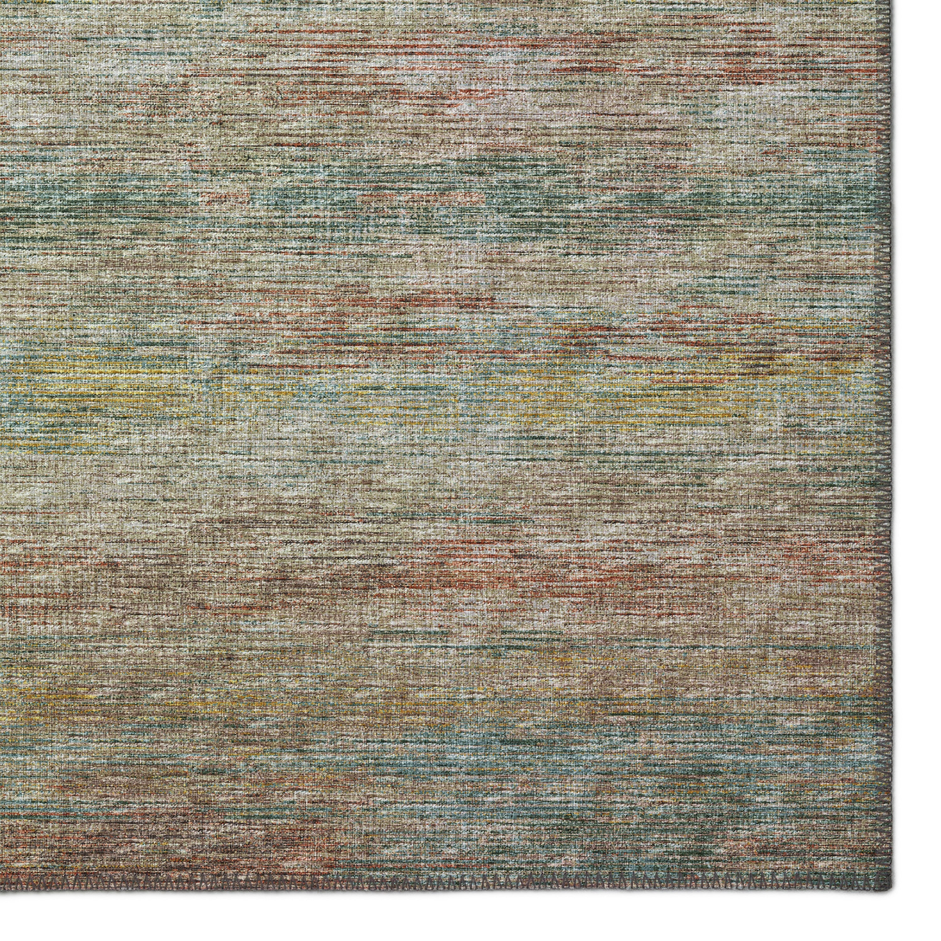 Addison Rugs Indoor/ Outdoor Marston Dynamic Transitional Striped Washable Area Rug 3' x 5' - Multi