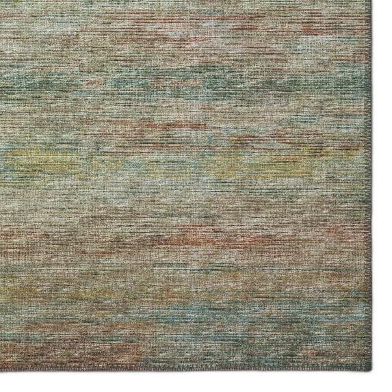 Addison Rugs Indoor/ Outdoor Marston Dynamic Transitional Striped Washable Area Rug 3' x 5' - Multi
