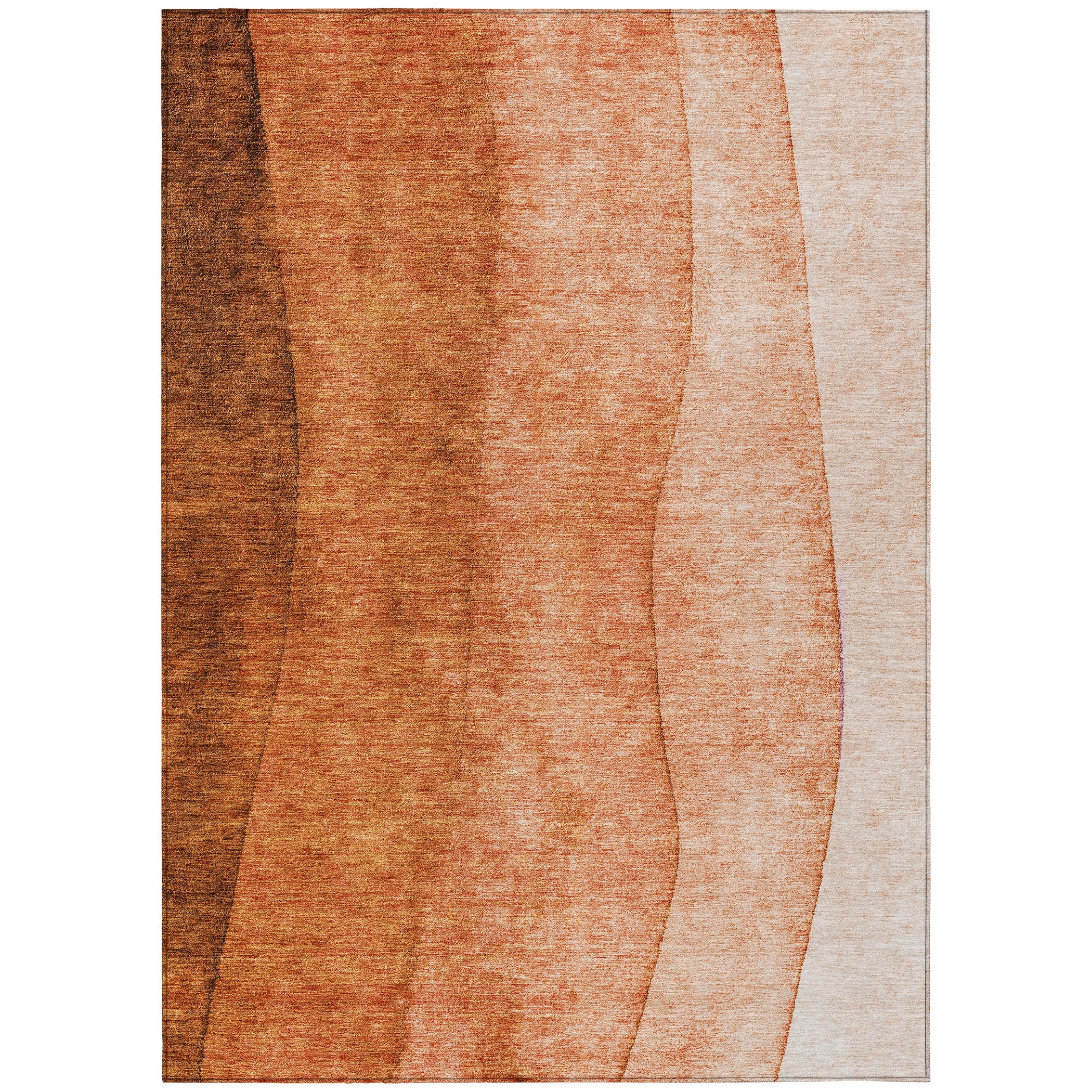 Addison Rugs Chantille Indoor/Outdoor Transitional Ombre Paprika Washable Rectangle Rug, 2'6" x 3'10"