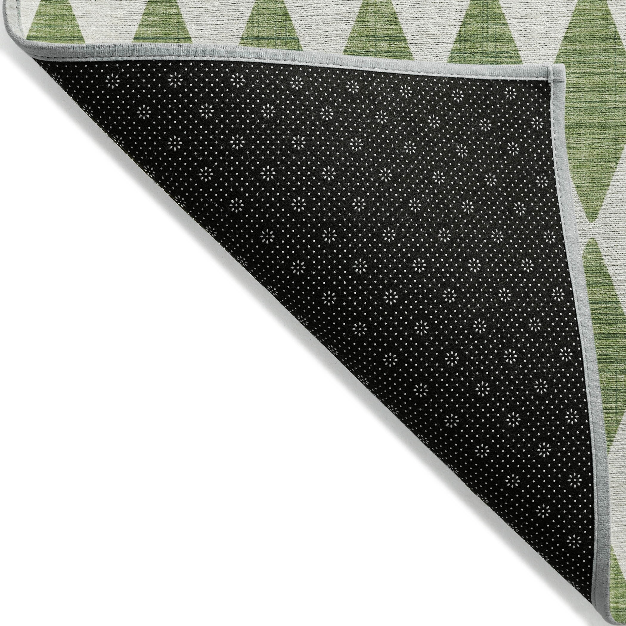 Addison Rugs Chantille Indoor/Outdoor Transitional Diamonds Green Washable Runner Rug, 2'3" x 7'6"
