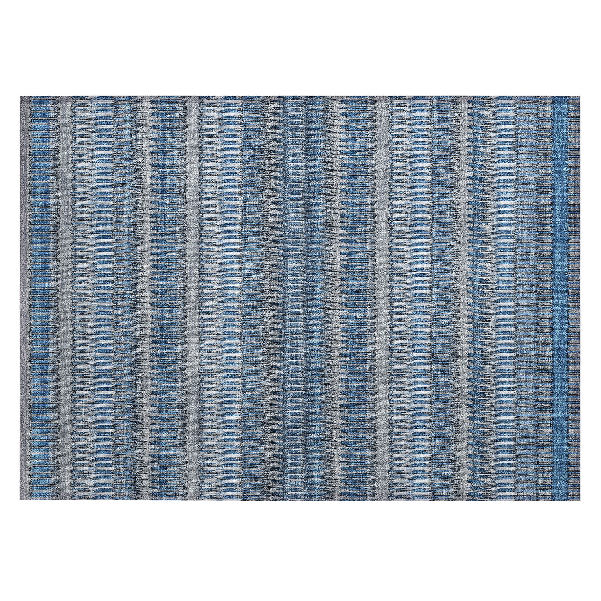 Addison Rugs Machine Washable Indoor/ Outdoor Chantille Moroccan Boho Rug Blue - 1'8" x 2'6"