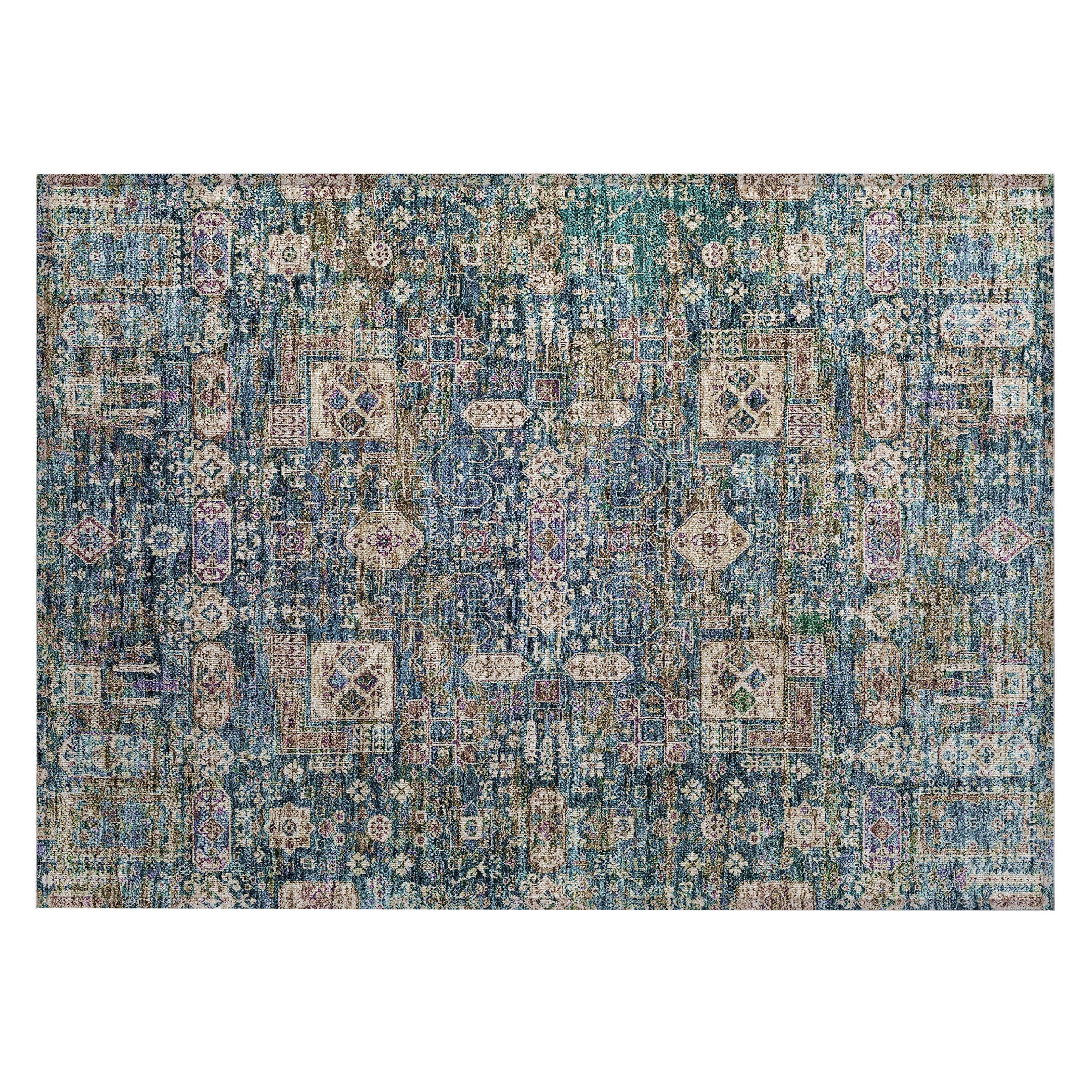 Addison Rugs Chantille Indoor/Outdoor Transitional Panel Green Washable Rectangle Rug, 1'8" x 2'6"